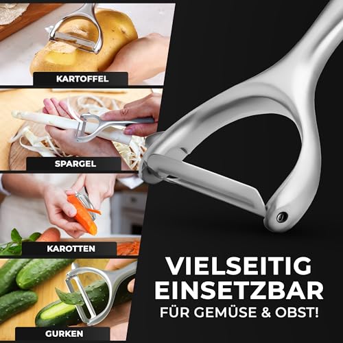 Foto von VALUXE® Sparschäler mit Edelstahl-Klinge & rutschfestem Griff