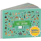 Safari Animal Sticker Book Activity for Kids