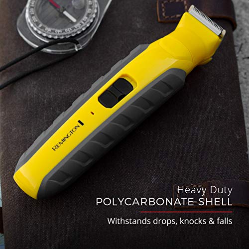 Remington® Virtually Indestructible All-In-One Grooming Kit, Yellow, Pg6856 #TOP3