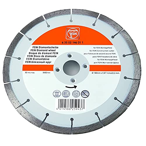 Free Shipping Offer Fein 7" Diamond Disc Saw Blade for MF 12-180 Dustless Construction - 63502146011