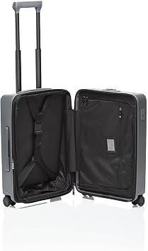 Bric's PORSCHE DESIGN 21 Spinner Expandable Carry-On Luggage - 15 Laptop Compartment - Roadster Travel Hardside Suitcase - Anthracite Matte