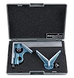 Accusize Industrial Tools 6'' 3 Pc Combination Square Ruler Set Protractor Satin, 4-R Graduation, 0000-8100