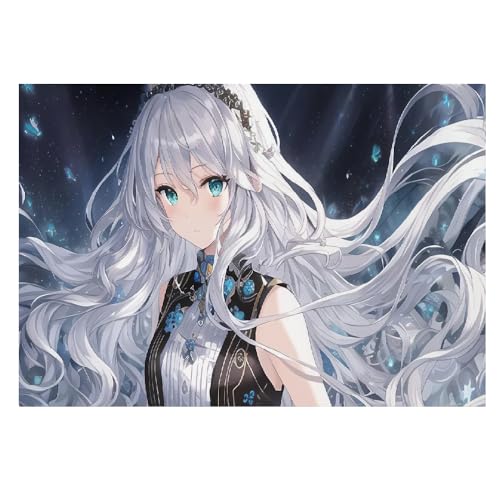 Lienzo de anime para salón: póster de chica cómic de 40x60 cm LIAZLIUT