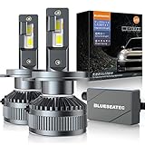 BLUESEATEC【ショット進化】H4 LEDヘッドライト 130W 爆光 車検対応 HI/LO切替 静音ファン付き 6000k 9-60V LED化 LEDバルブ 2個入り