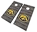 NCAA Iowa Hawkeyes Distressed Cornhole Set with Bags, 24