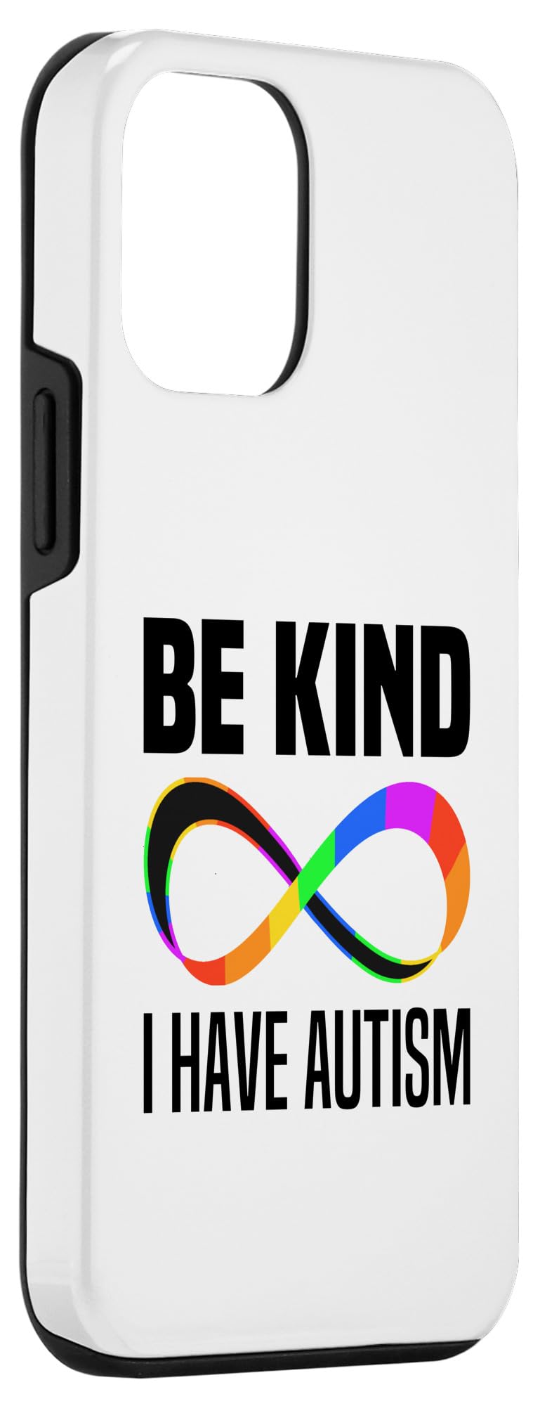 Be Kind I Have Autism Spectrum Disorder Autistic Sayings Case for iPhone 12 mini - Image 3