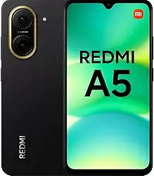 Smartphone Xiaomi Redmi A5 64GB 3GB RAM + 3GB de Ram extendida Dual SIM Tela 6.88" - Preto Midnight Black Câmera 32MP com IA