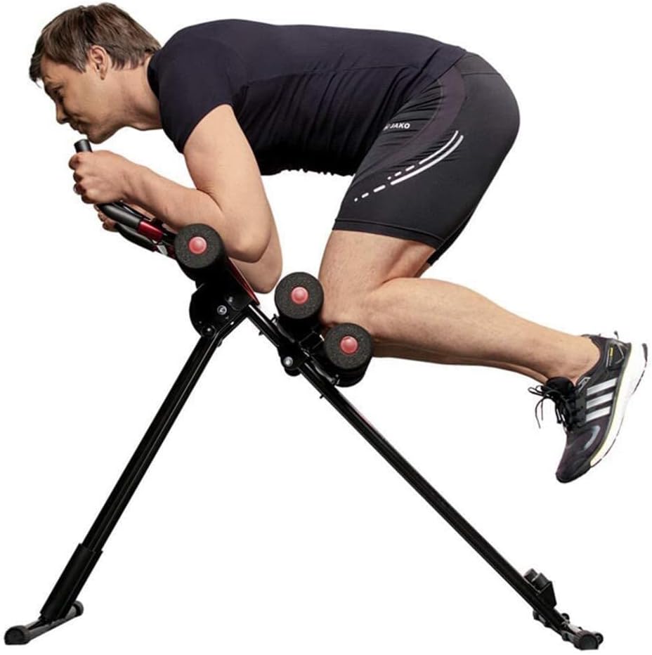 ABS Fitness Abdominal Rocket Gym Machine 6 Pack (Black) Adjustment: 4 Levels