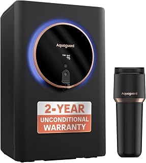 Aquaguard Aspire Glow RO+UV+Copper+Alkaline Water Purifier | 2-Year Unconditional Warranty | Intelligent Halo Lights & TDS... Price In India