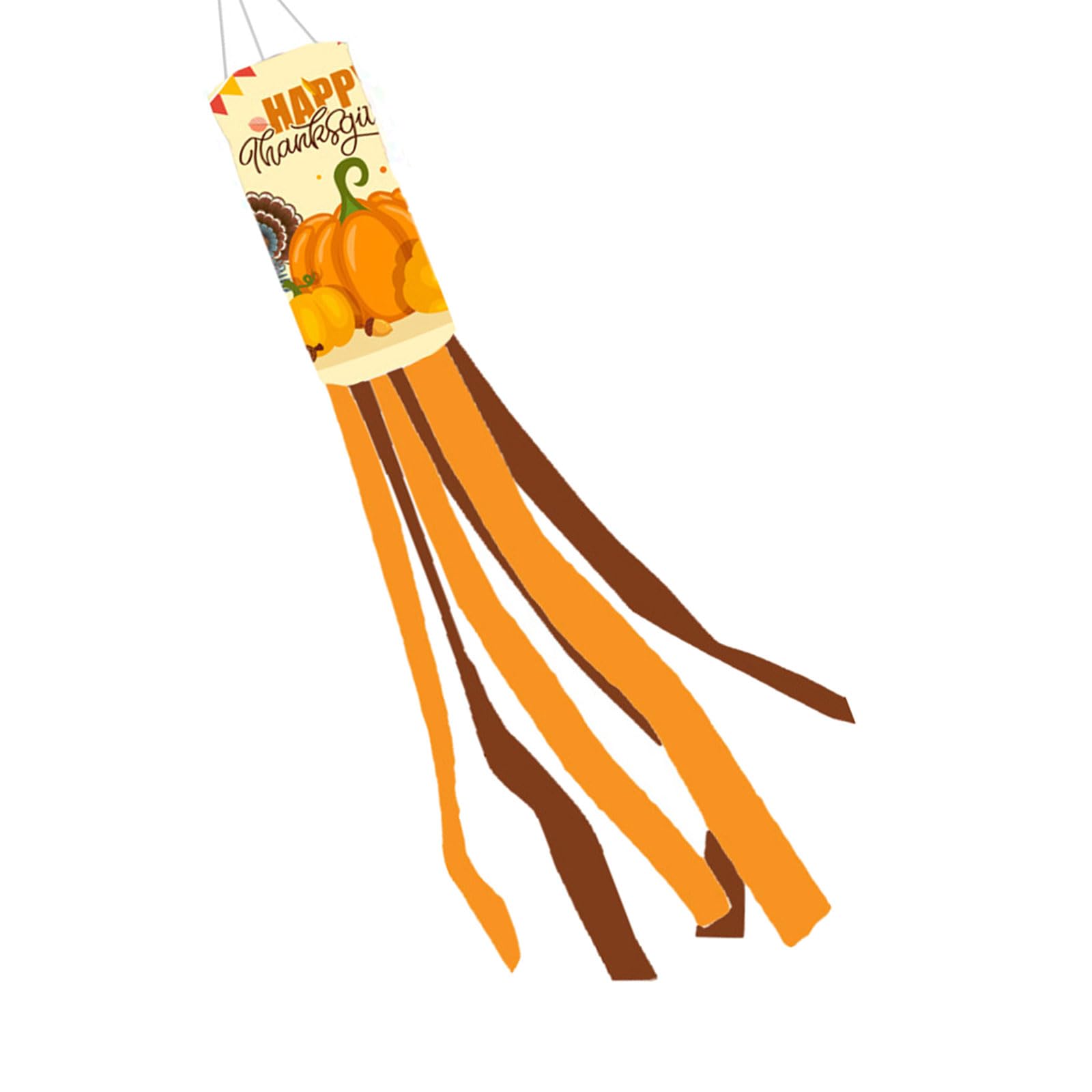 Tfaoys C Fall Thanksgiving 28Inch Windsock, Weatherproofs Outdoor Decoration For Garden And Patios Fall Thanksgiving Decoration