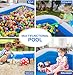 Extra Large Inflatable Pool with Seats, 110
