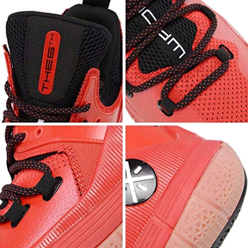 Tênis de basquete masculino LI-NING Wade The Sixth Profissional Forro respirável antiderrapante ABAN
