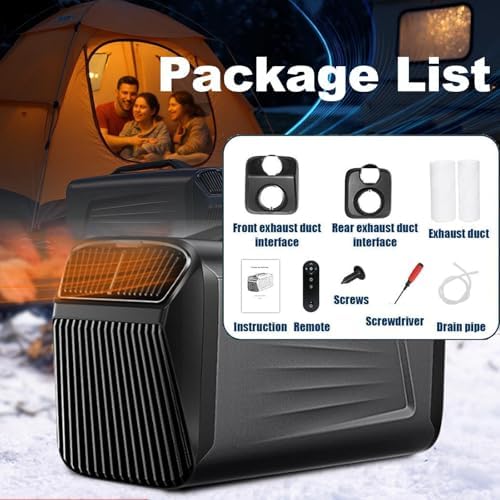 Energy Efficient Portable Air Conditioner 5400 BTU Cooling & 5600 BTU Heating, Remote Control Dehumidifier for Indoor & Outdoor Use, Ideal for RV, Truck, Van, & Camping, Green