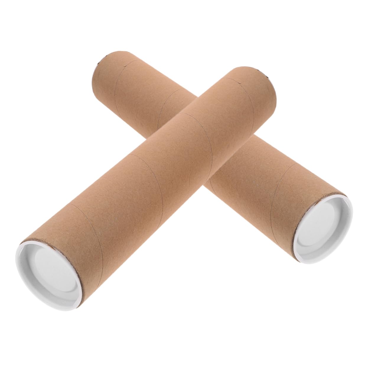 8stücke Kraftpapier Versandröhren Mit Kappen Für Sicheren Transport Aufbewahrung Von Postern Dokumenten Und Kunstwerken Innendurchmesser Stabil Und Vielseitig