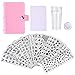 Produktbild Nail Art Plates, Queta 12er Stempelschablonen Set Stamping und Karten-Satz Nagel Bildstempel Schablone Metallplatten Nagel Tattoo