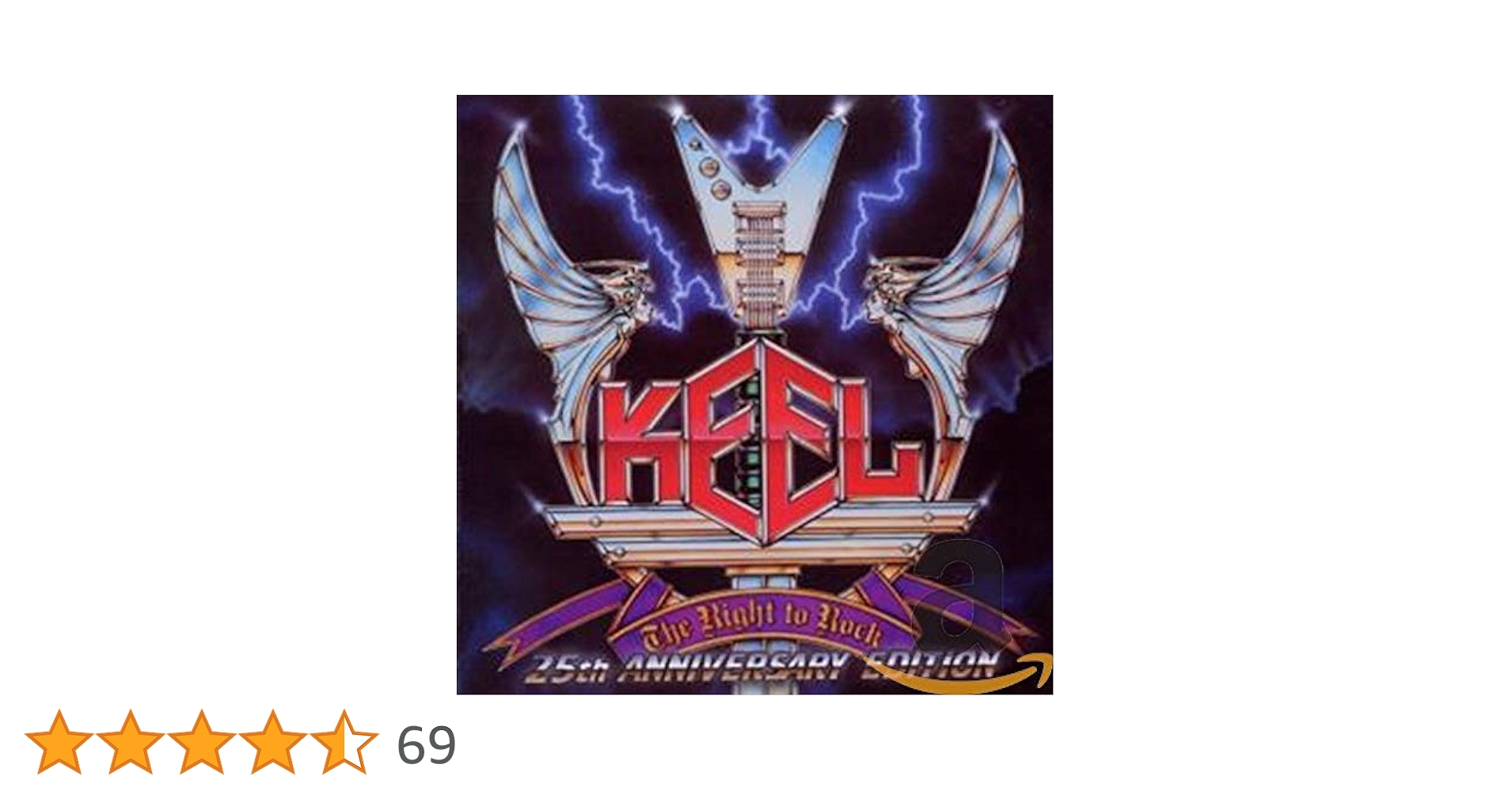 KEEL-The Right to rock 25th キール　日本盤帯付き KEEL-The Right to rock 25th キール 日本盤帯付き