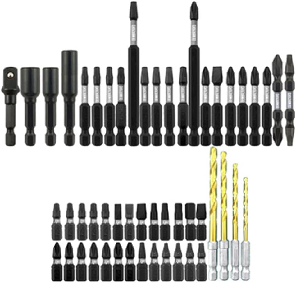 Disston 256121 Impact Bits Set, Assorted Size, 50 Piece