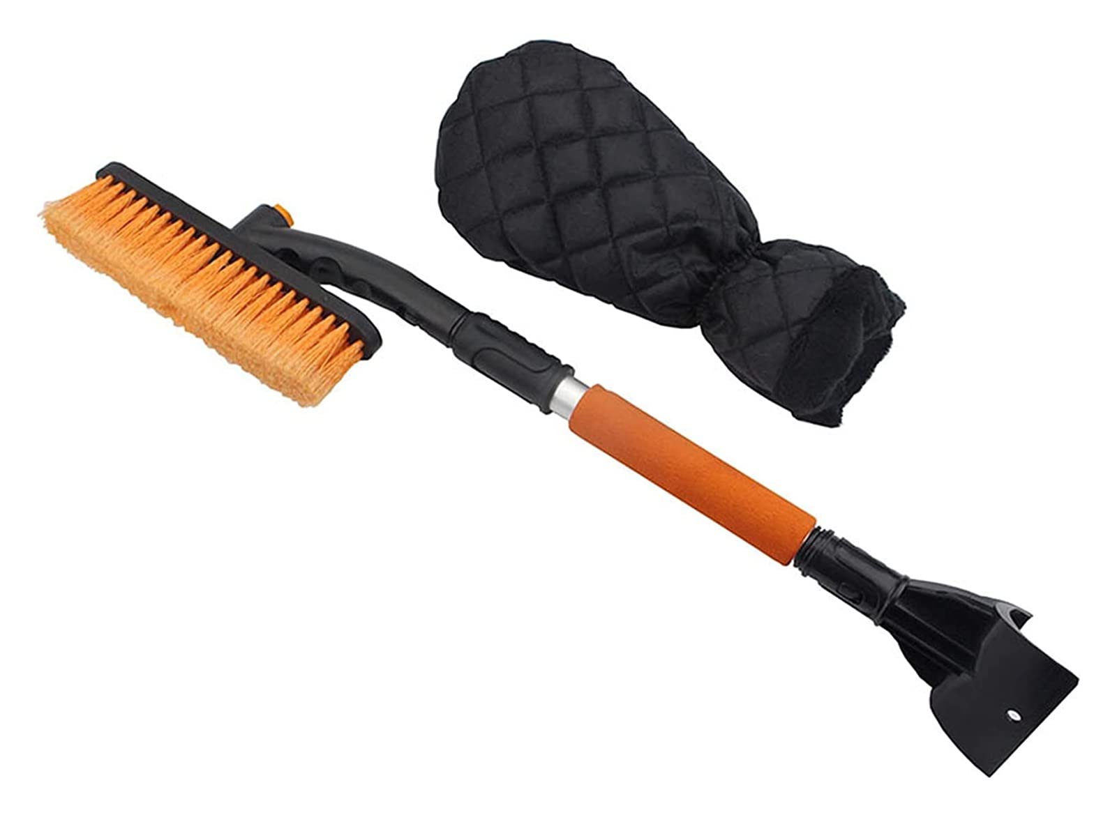 Coche Scoer Scraper Detagable Telescópico Aleación de Aluminio Removedor de Nieve Cepillo Pala de Hielo para Coche SUV