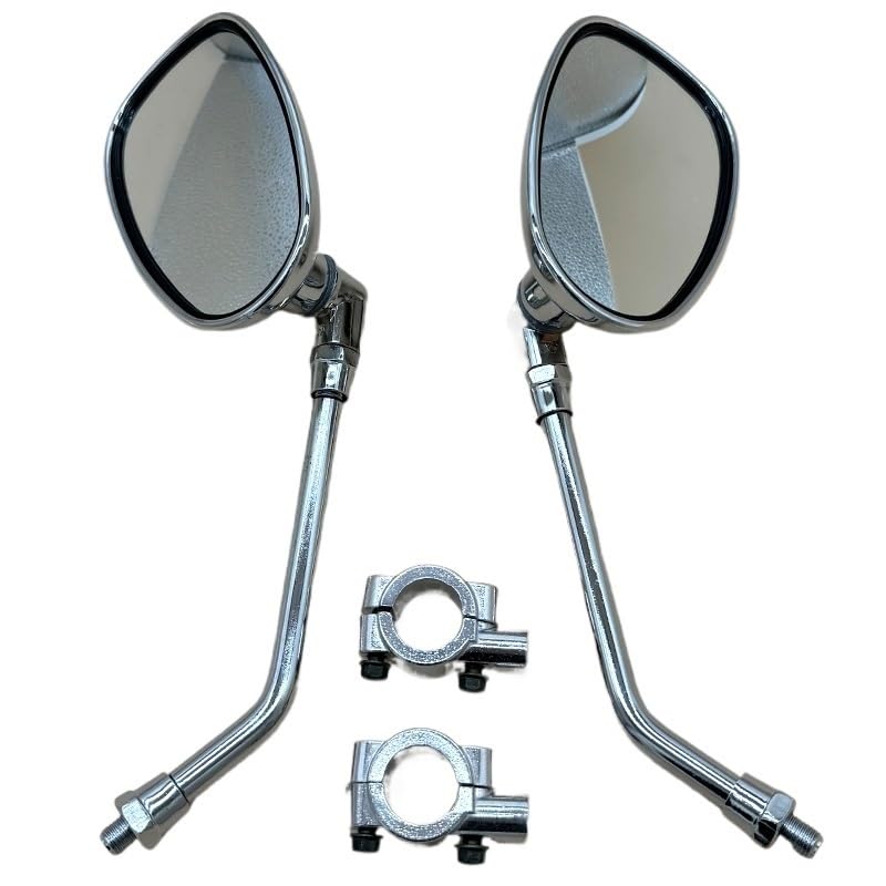 Retrovisores moto M10 con soporte para scooter motocross ATV y bicicleta eléctrica