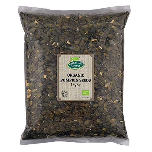 Organic Pumpkin Seeds 1kg by Hatton Hill Organic - Free UK Delivery Raw