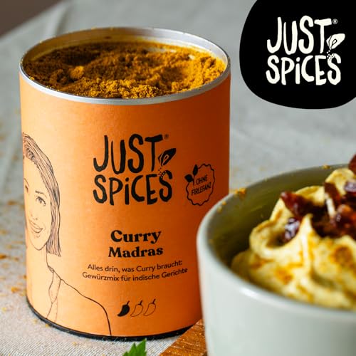 Just Spices Curry Madras I Würze Curry und indische Gerichte authentisch lecker I Gewürzdose, 59 g – Bild 4