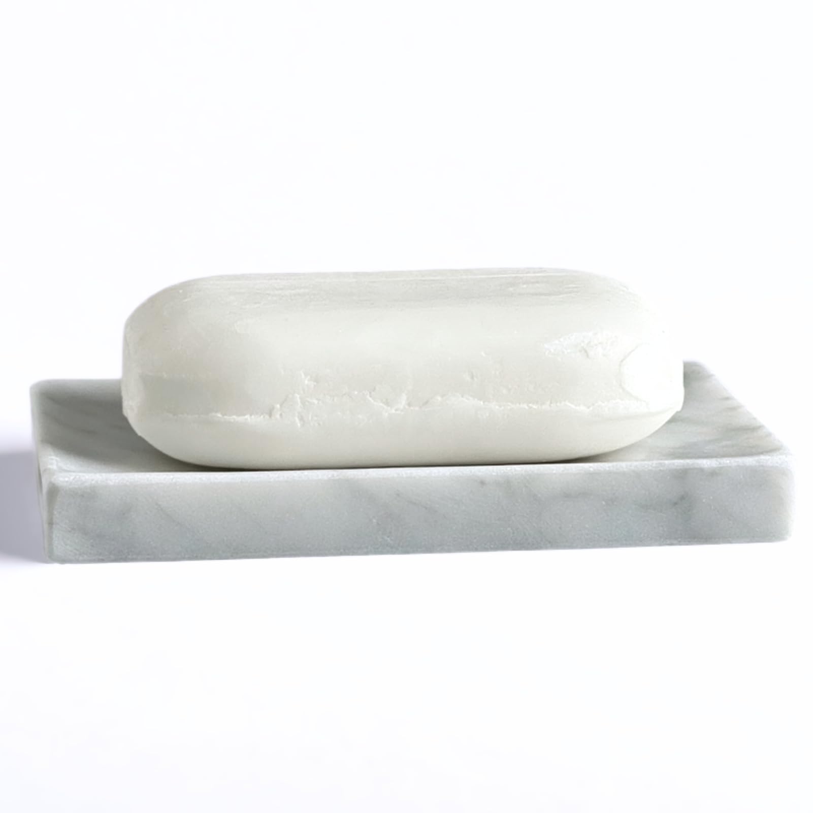 Porte-savon en marbre véritable dans votre salle de bain : l'accessoire rectangulaire idéal