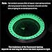 Waterproof Compass Metal Folding Outdoor Multifunction Compass with Luminous Sighting Compass Hiking Navigation Compasses