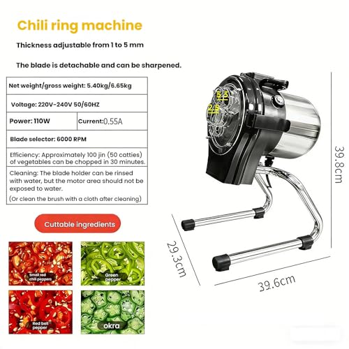 Cortadora eléctrica profesional de verduras multiuso miniatura 7