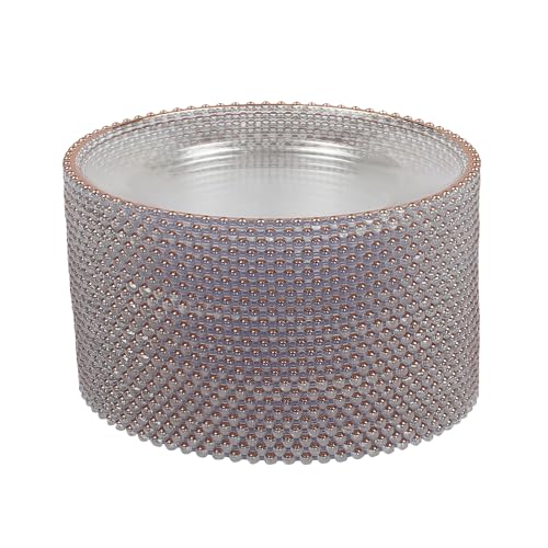 25 Platos Decorativos Redondos 13in Rose Gold miniatura 4