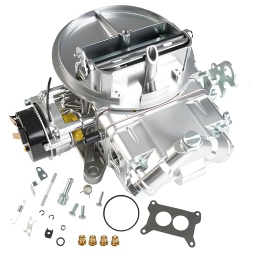 0-80350 Carburetor 350CFM 2BBL Electric Choke Carburetor Replacement for Holley 2300 350CFM, Compatible with GMC CJ5 CJ7 F100 Models