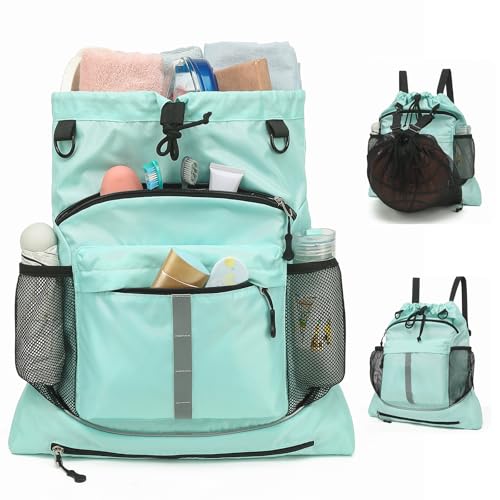 Drawstring Backpack with Hidden Ball Pocket