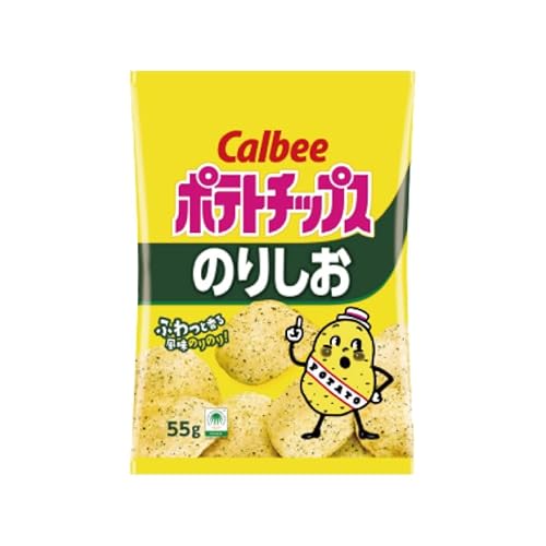[3回定期便]カルビー ポテトチップスのりしお(55g) 16個 (93-08)