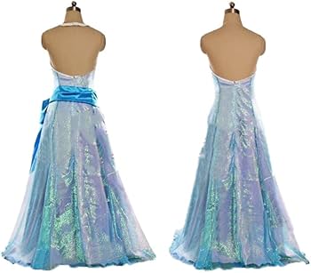 ティアナ　ドレス　仮装 Amazon.co.jp: 【スイカ コス 】ティアナ tiana ドレス コスプレ