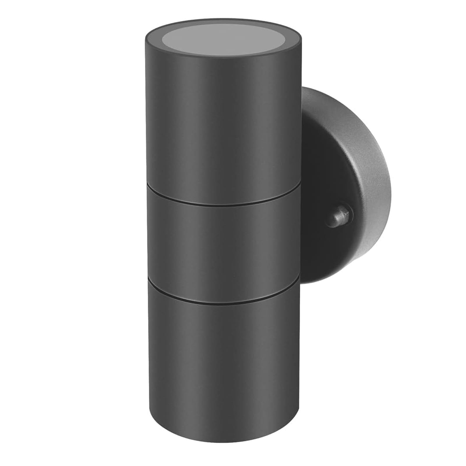 Kerry Anthracite Grey Outdoor Wall Lights, Mains Powered, Up And Down, Anthracite