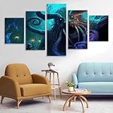  GQmoney panneaux Rois de la mer Art mural moderne célèbre peinture à l\'huile reproduction affiches classique giclée œuvre pour décoration de salon 50 x 26 h