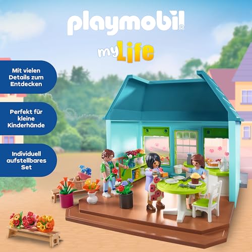 PLAYMOBIL | My Life | Blumenladen | Spielzeug für Kinder ab 4 Jahren | 71807