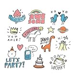 Tattly Temporary Tattoos Party Pals Sheets