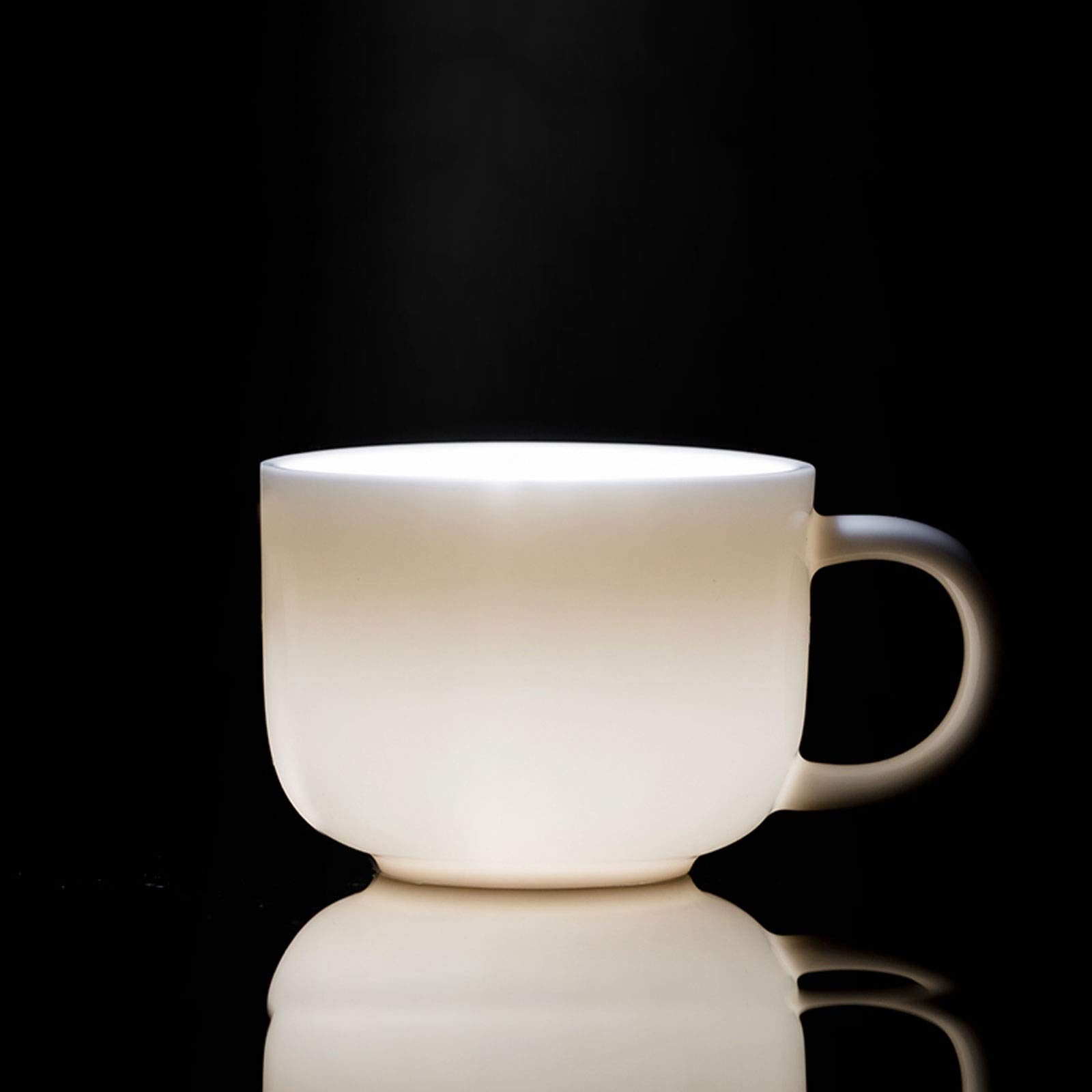 Zestaw filiżanek do kawy, porcelanowe filiżanki do cappuccino i spodki z łyżkami do espresso 140 ml filiżanki do espresso