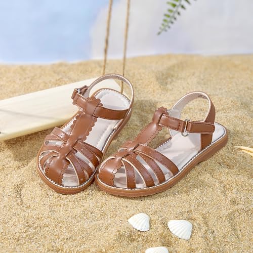 Image of Kiderence Toddler Girls Sandals Little Girls Kids Summer Shoes Toddler Sandals
