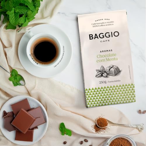 Baggio Café Café Torrado E Moído Aroma De Chocolate Com Menta 250G