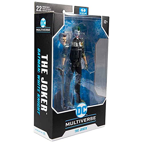 DC McFarlane White Knight Joker, Multicor, Boneco