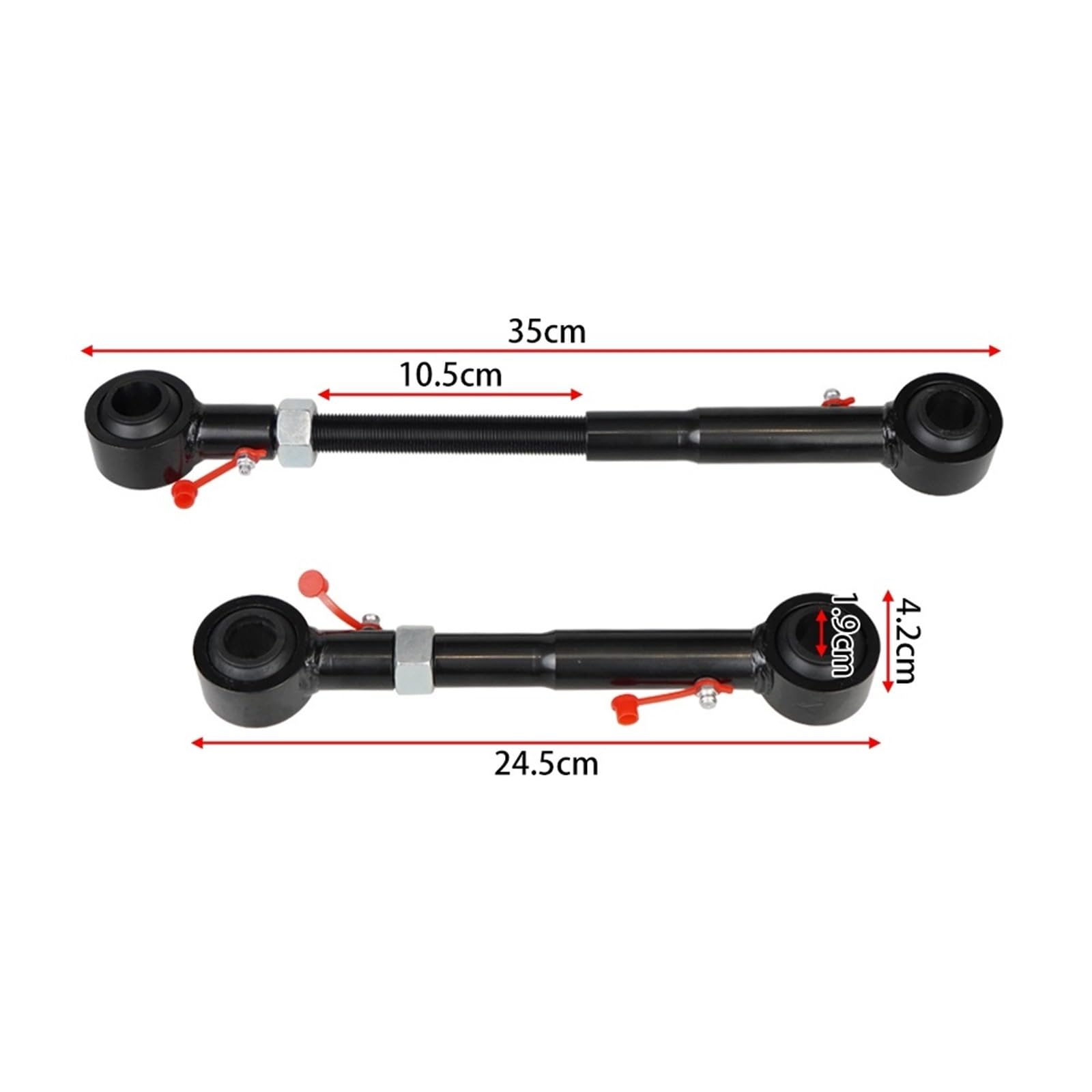 Stabilizatory samochodowe Pasuje do Wrangler 1998-2006 TJ Cherokee 1984-2001 XJ Z podnośnikami 2,5" - 6" Regulowane przednie łączniki stabilizatora