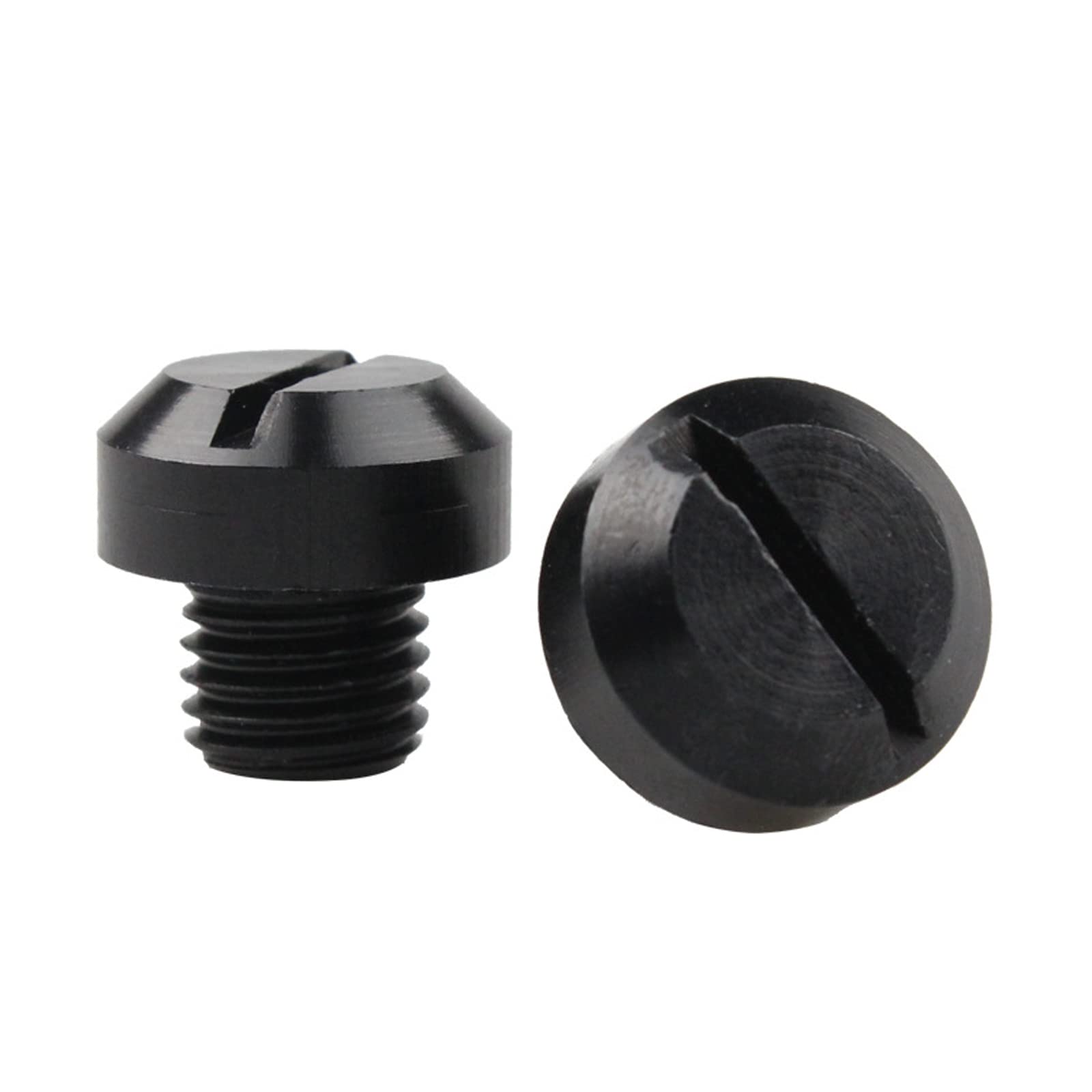 YROHGKPN 2Pcs Anti-Rust Motorcycle Aluminum Rear view Hole Plugs Screws