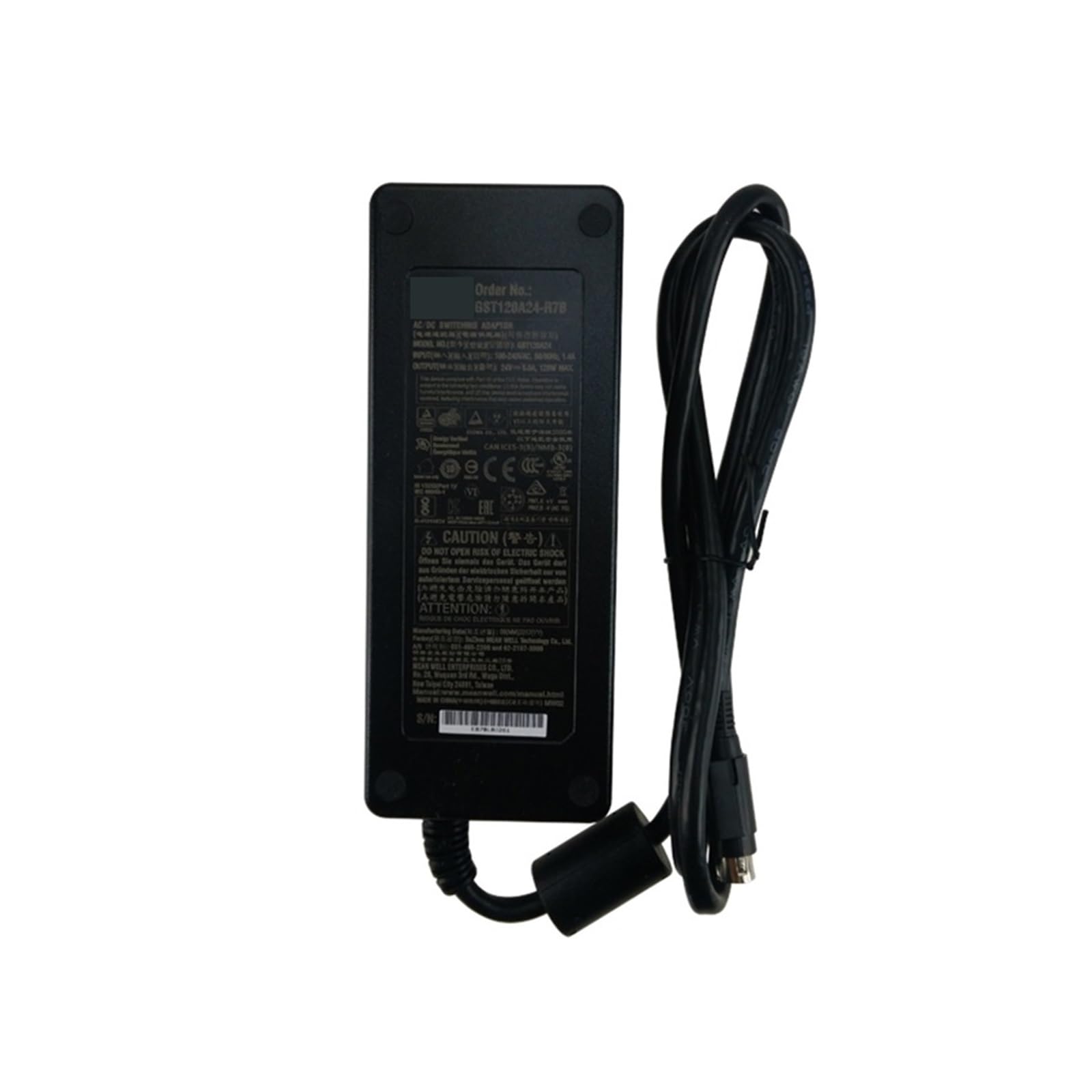 Adaptateur secteur industriel GST120A48-R7B de bureau 48V CC 2.5A 120W
