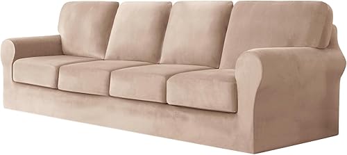 Miniatura 9 de Funda de sofá con fundas de cojín de asiento separadas y fundas de respaldo, fundas elásticas para sofá Ektorp, elegante protector de sofá de