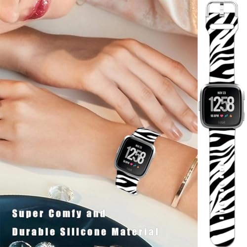 Correa de silicona suave para Fitbit Versa 23mm miniatura 4