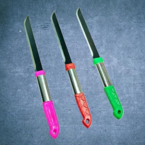 Image of 6 Pcs Iron Kitchen Knife Set Chef Knife for Home & Restaurant Multipurpose Knives for Vegetables Fruits Meat & More Durable Sharp Blade Cooking Knife Set