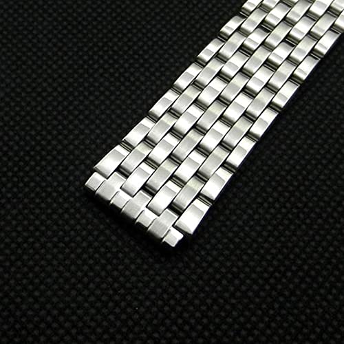 Sangle de montée en acier inoxydable argent 18mm 20mm 22mm pour montre - 2