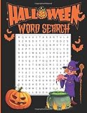 Halloween Word Search: Halloween Word Search Books For Kids & Adult, Large Print Word Search Book, Spooky Halloween Activity Book