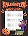 Halloween Word Search: Halloween Word Search Books For Kids & Adult, Large Print Word Search Book, Spooky Halloween Activity Book